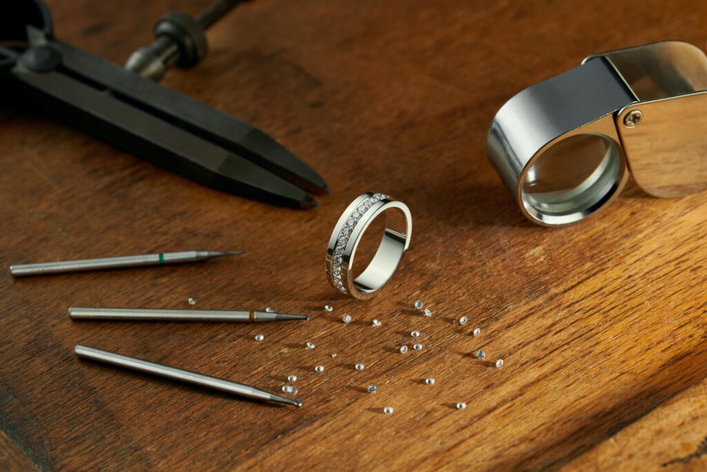 juwelen met diamand